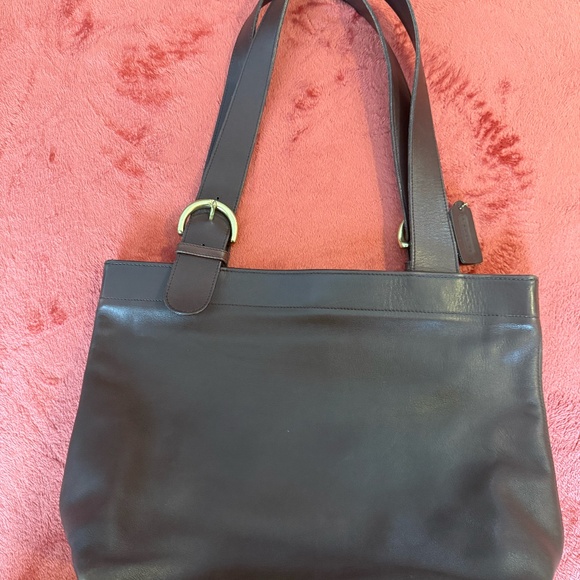 Vintage COACH Mahogany Brown Leather Soho Lafayette Tote/Shoulder Bag #4140 - Picture 1 of 10